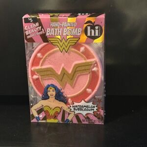 Wonder Woman Logo Watermelon Bubblegum Bath Bomb